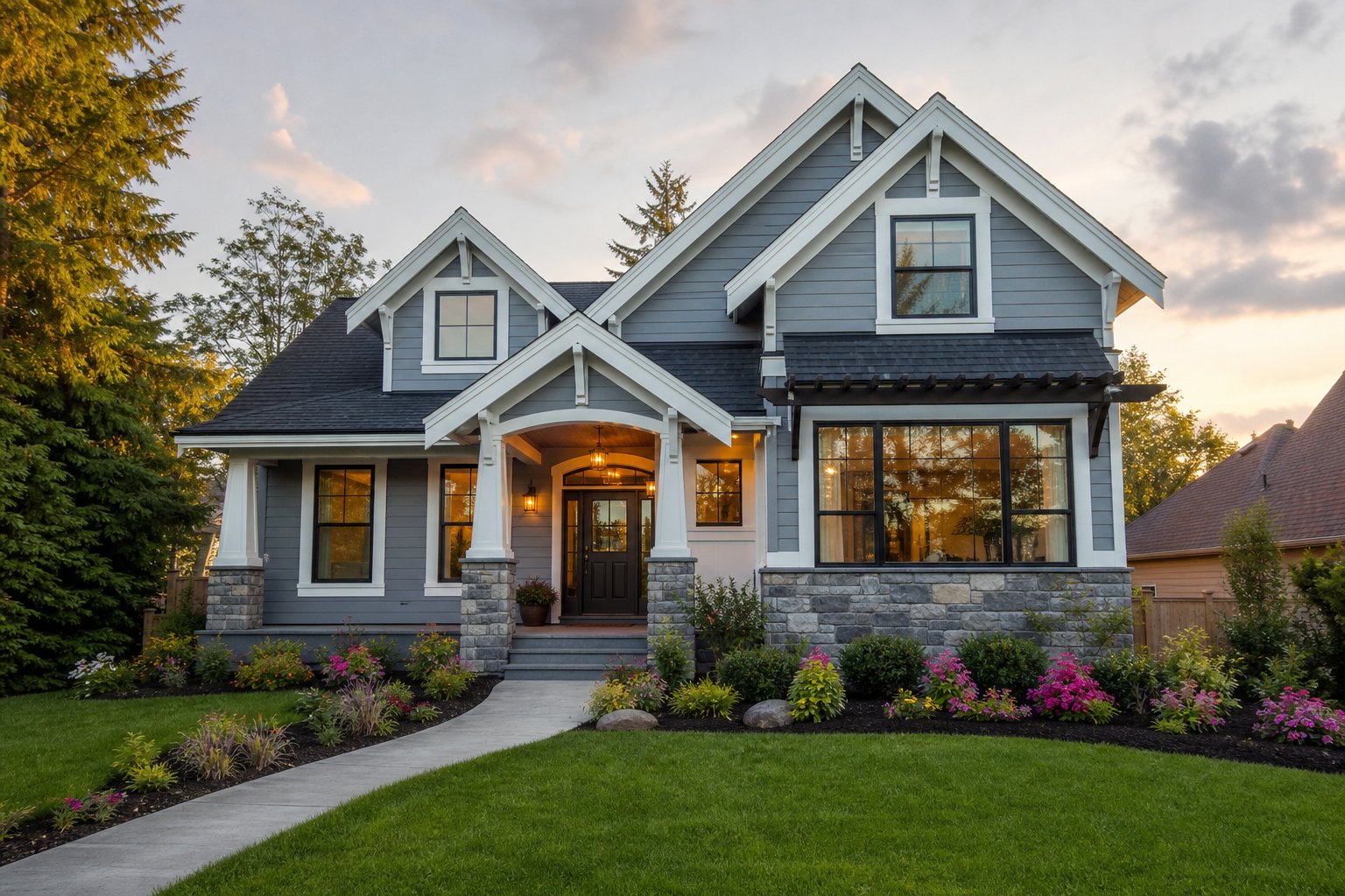 Home exterior and garden renovation