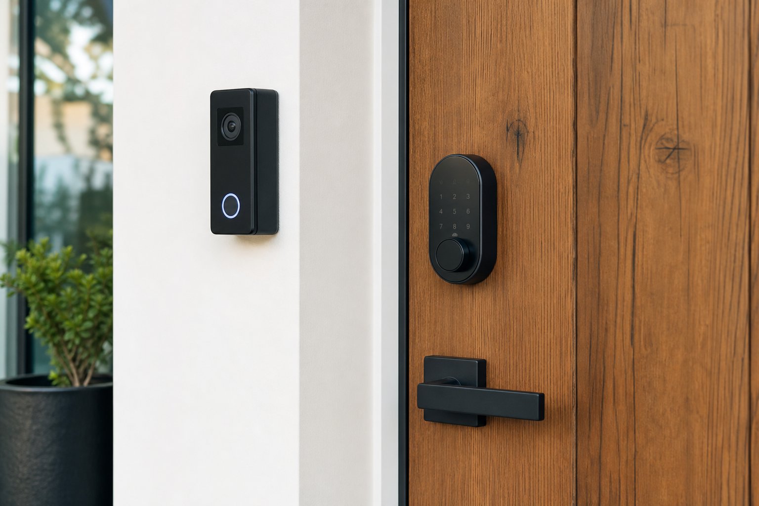 Home security installation